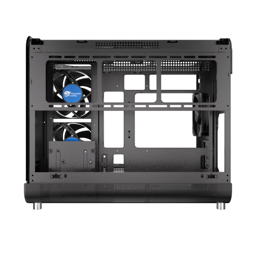 Powercool Aviator Black Micro ATX Gaming Case 3 x PWM Fans